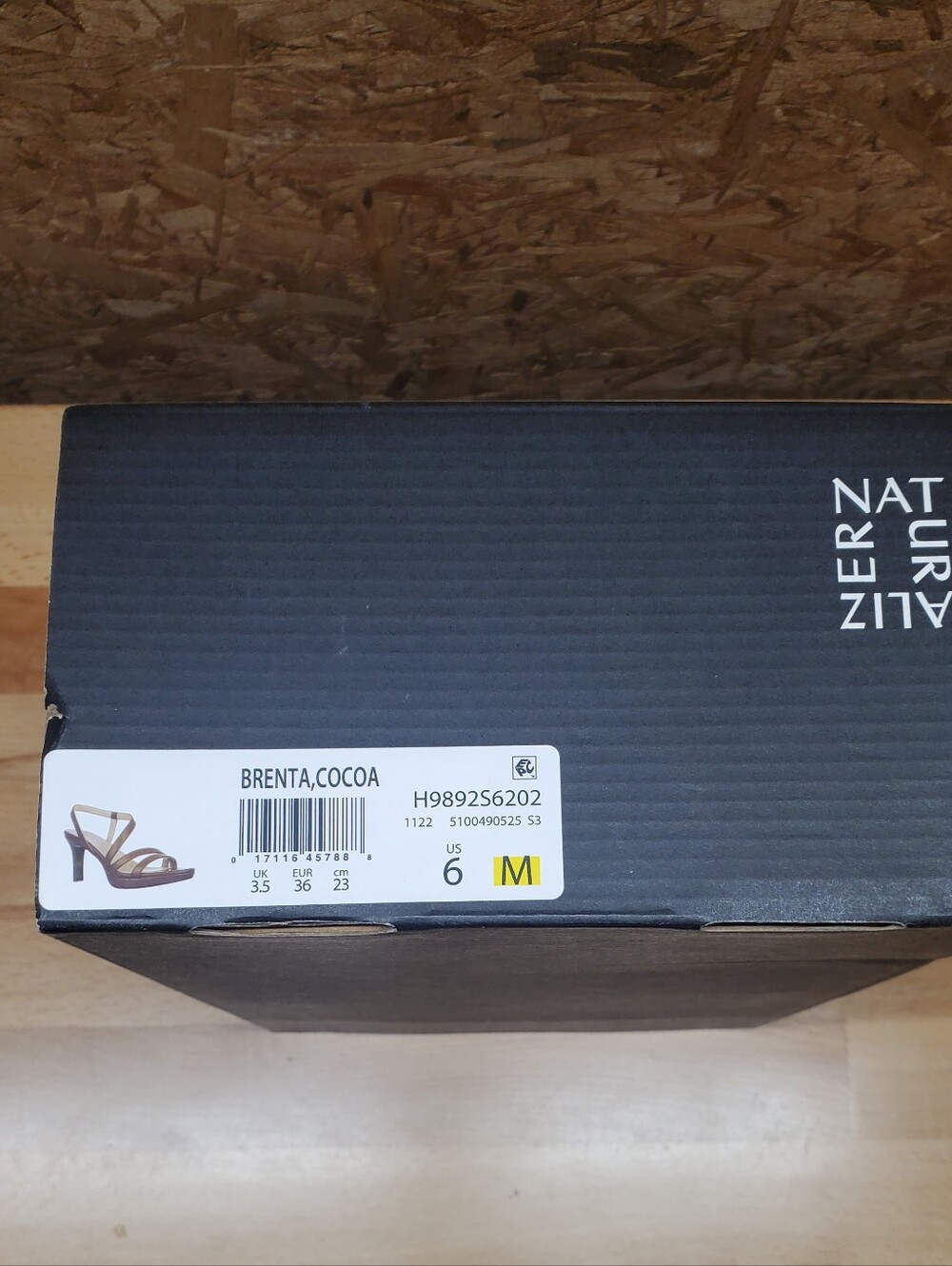 Naturalizer Brenta- Brown Strappy Heel Sandal - Picture 8 of 8